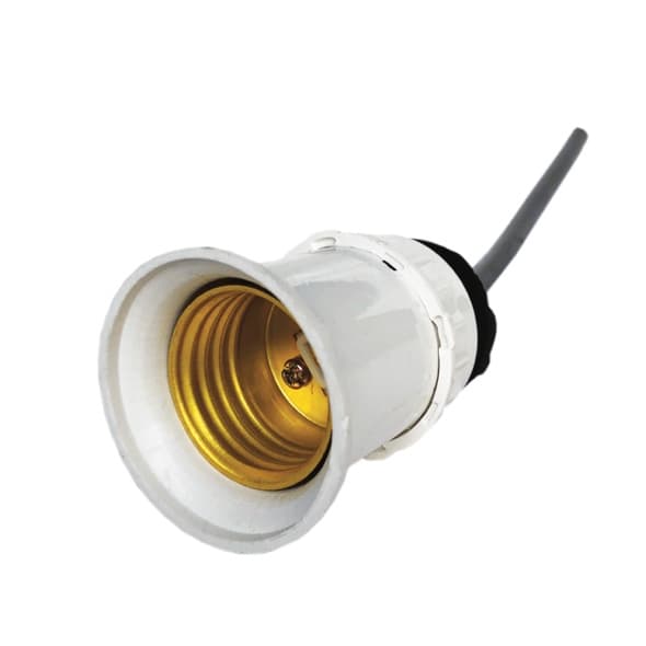 Đuôi đèn xoáy treo 2 tấc trắng 