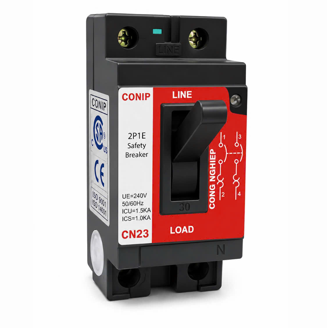 Cầu dao an toàn CN23 15A
