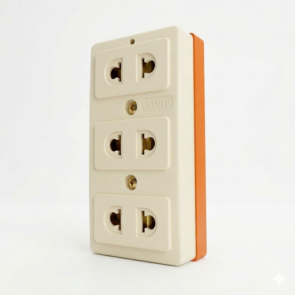 Ổ cắm CN V6 ngà